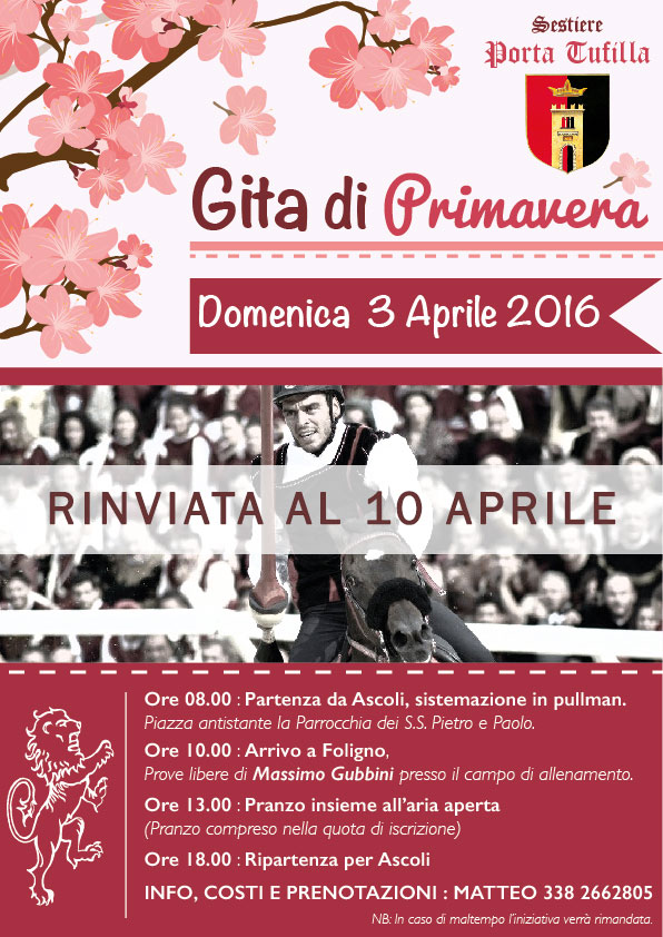 Gita Di Primavera Sestiere Porta Tufilla